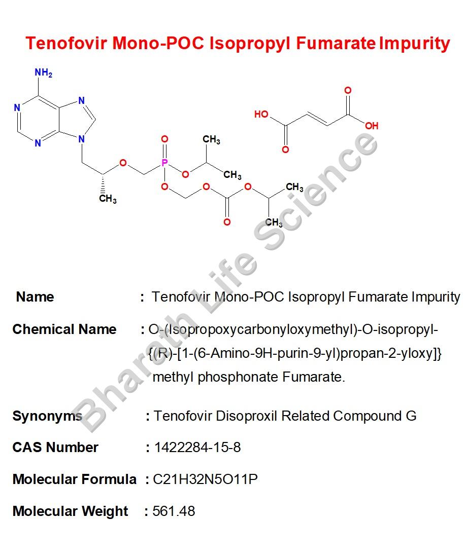 Tenofovir Mono-POC Isopropyl Fumarate Impurity
